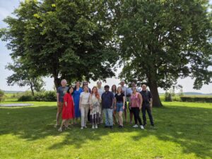 group picture of the VU bioinformatics group at the end of our retreat in 2025